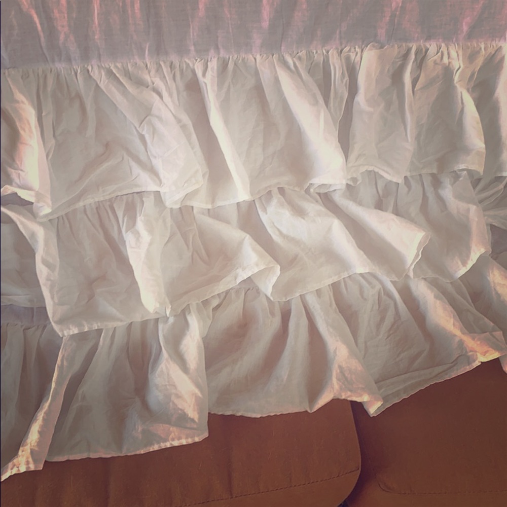 Pottery Barn Ruffle Skirt